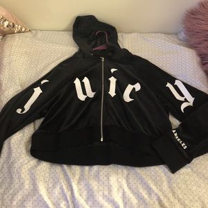 Juicy couture x UO black label  hoodie